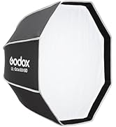 Godox UL-Octa Box 60 Centimeters / 24 Inches Quick Release Octagonal Softbox, Foldable Octa Softb...
