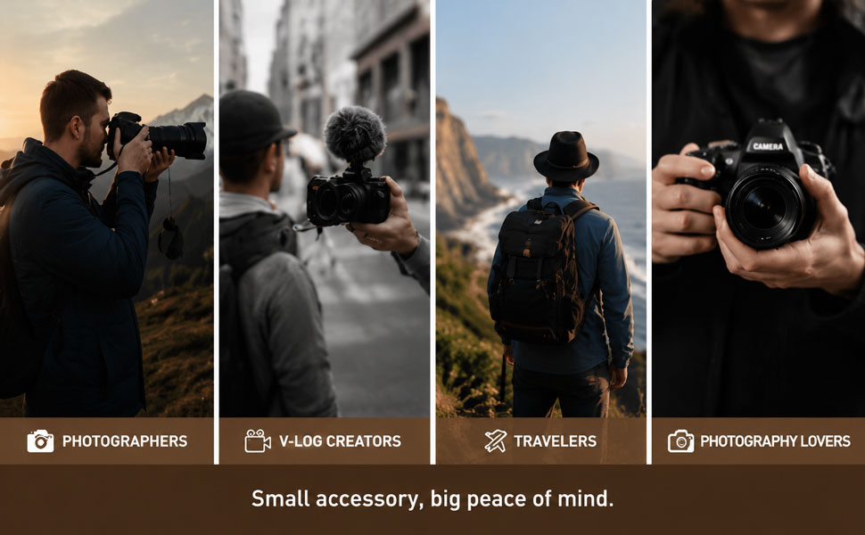 prevent losing lens cap while shooting