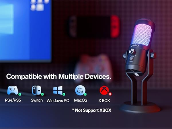 Compatible with PC, Mac, Gaming Consoles