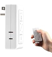 Plug in Lamp Dimmer (Smart Plug in Lamp Dimmer +Remote) Digital Dimmer Light Switch for Dimmable ...