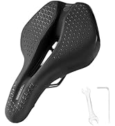 ROCKBROS Comfort Bike Seat, Wave Ergonomic Bicycle Saddle with High-Density Foam, Universal Repla...