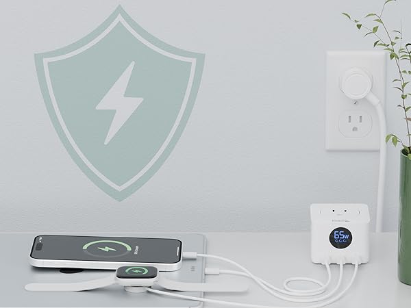 extension cord with usb c ports, extension cord with usb c, desk power hub