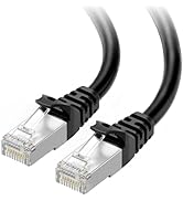Cable Matters 10Gbps Snagless Shielded Cat 6A Ethernet Cable - 50ft, Cat 6A Cable, Cat6A Cord, Et...