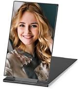 MIRRORNOVA Folding Mirror,Compact Ultra-Slim Small Portable Travel Size Makeup Mirror,Aluminum Sh...