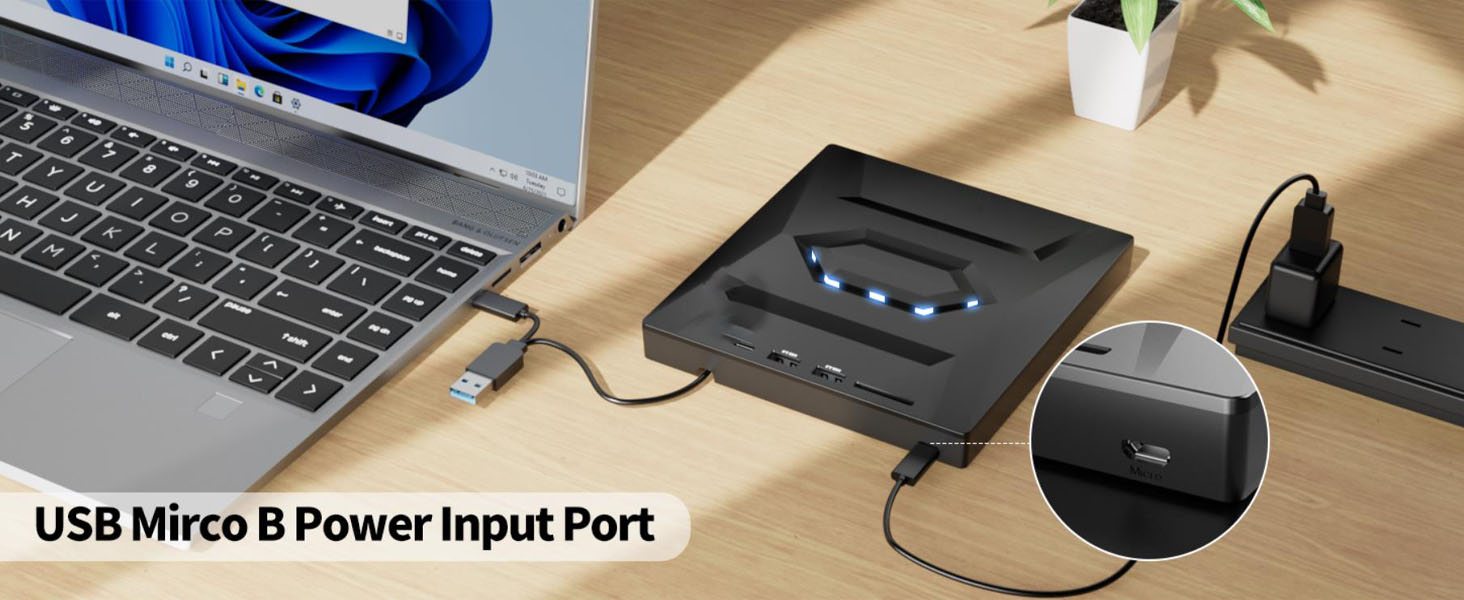 Equipped with a 2-in-1 high-speed interface