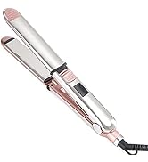Rozamor Professional Flat Iron Hair Straightener, Titanium Ionic Hair Straightening, Fast Heating...