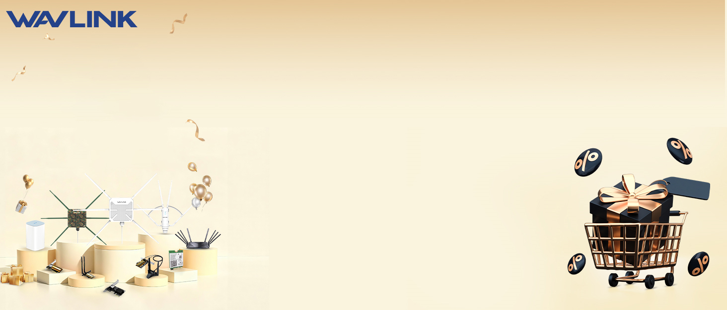 2025 Wavlink Banner Black Friday and Cyber Monday