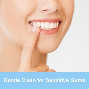 Gently clean your sensitive gums