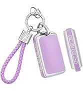 PIFOOG Key Fob Cover for Mazda Purple Car Keys Case 