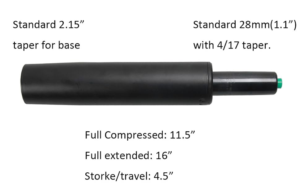 Gas Cylinder Heavy Duty for Herman Miller Classic Aeron Chair as Replacement