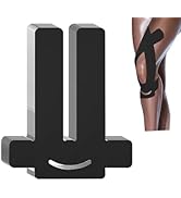 Kinesiology Tape for Knees, 12 Count Pre-Cut Waterproof Knee Tape for Knee Pain Relief Pre Cut, O...
