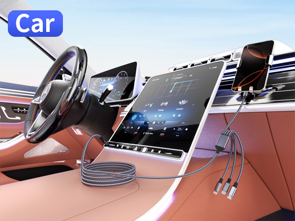 4 in 1 USB multi charger cable