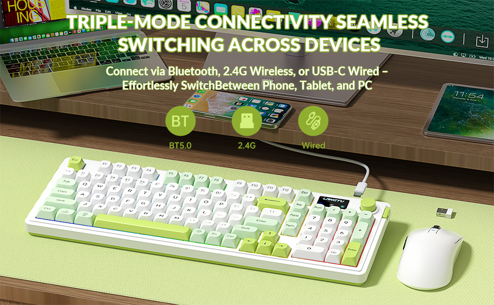 Wireless gaming keyboard
