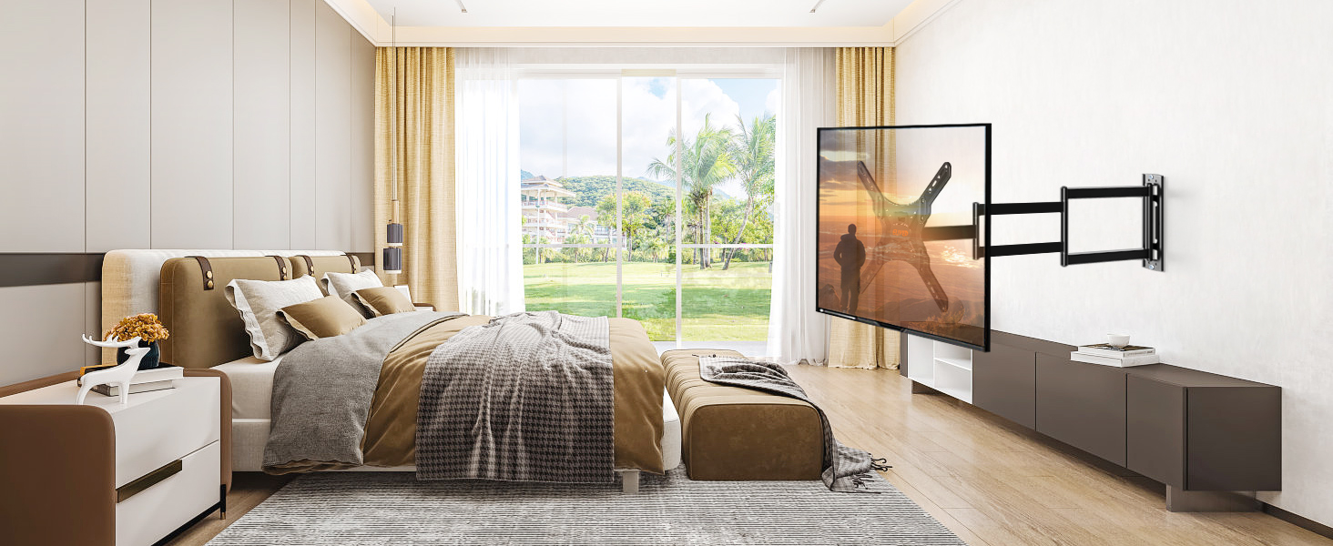 long arm tv wall mount