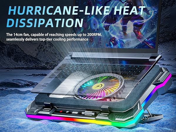 aicheson laptop cooling pad cooling pad for laptop laptop lap desk with cooling fan