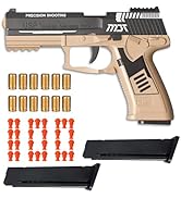 Dreamplay Shell Ejecting Toy Gun, Automatic Pull Back Action Shooting Games Education Model Toy f...