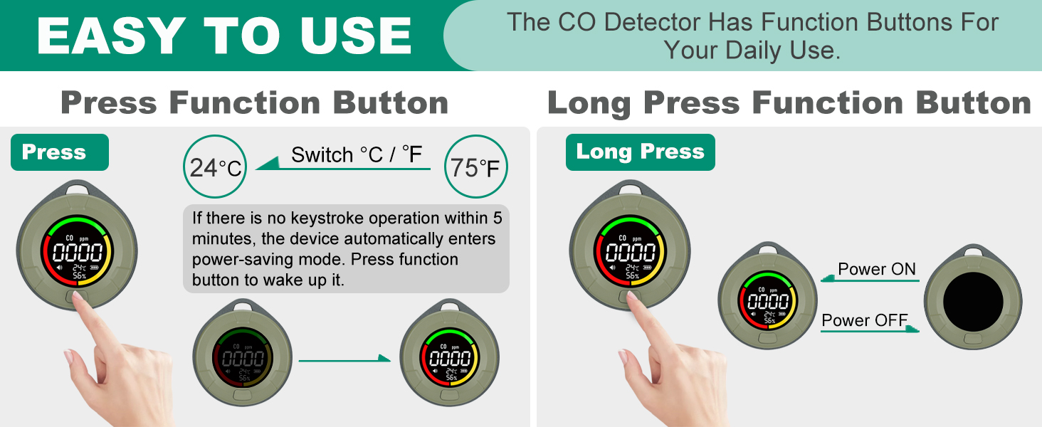 portable carbon monoxide monitor