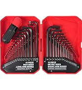 LOZAGU 35-Piece Allen Wrench Sets Metric and Standard Hex Key Set, Allen Key Set, MM(0.7mm-10mm) ...