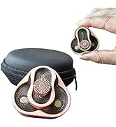 FSFHSJ Metal Fidget Slider,Triangle Rotation Metal Fidget Toys, Clover Shape EDC Adult Toys ,Fidg...
