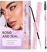 2 in 1 Lash Bond and Seal Kit for DIY Eyelash Extension,Waterproof,Black,Strong Hold Use at home(...