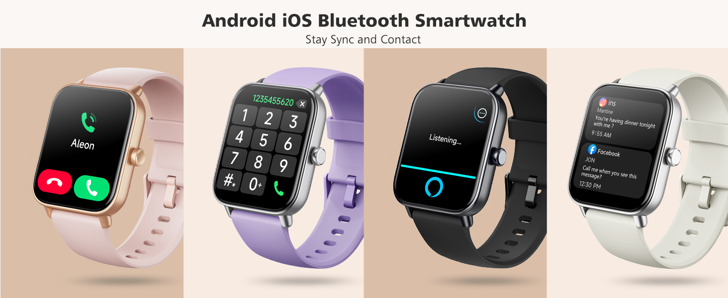 smart watch for android phones and iphones