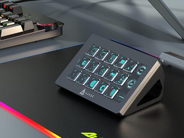 Wired AKP153 Stream Dock Controller for PR PS Youtube Facebook Twitter