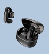 Hmusic A24 Open Ear Earbuds, TWS AI ENC Clip-on Earbuds, Bluetooth 6.0 Earphones, Comfort Open-Ri...