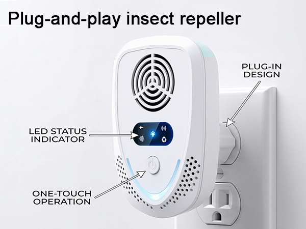 2026 Upgraded Ultrasonic Pest &amp;amp; Insect Repeller