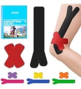 OK TAPE Precut Kinesiology Tape for Knee, Thigh, IT Band Pain Relief, 20 Strips, Provide Support ...