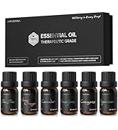 Airversa Top 6 Aromatherapy Oils Set-6 Pack, 10ml (Eucalyptus, Lavender, Lemon Grass, Sweet Orang...