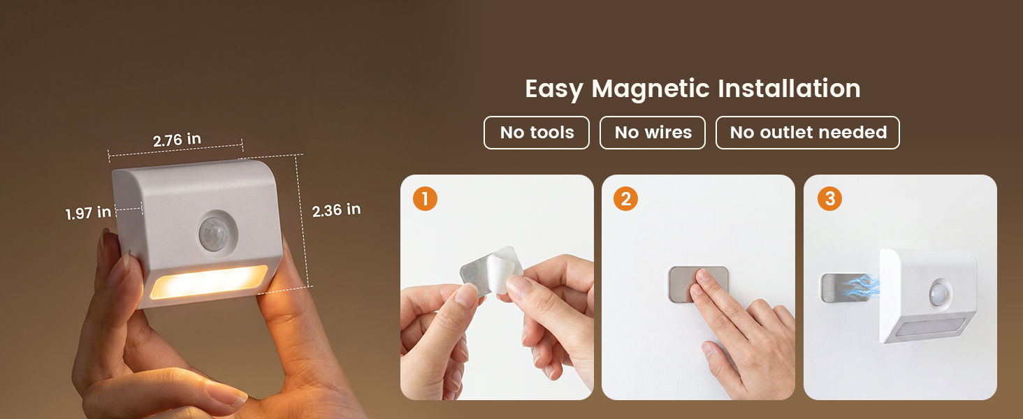 magnetic stair lights
