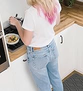 COSY HOMEER 48x20 Inch/30X20 Inch Kitchen Rug Mats Made of 100% Polypropylene 2 Pieces Soft Kitch...