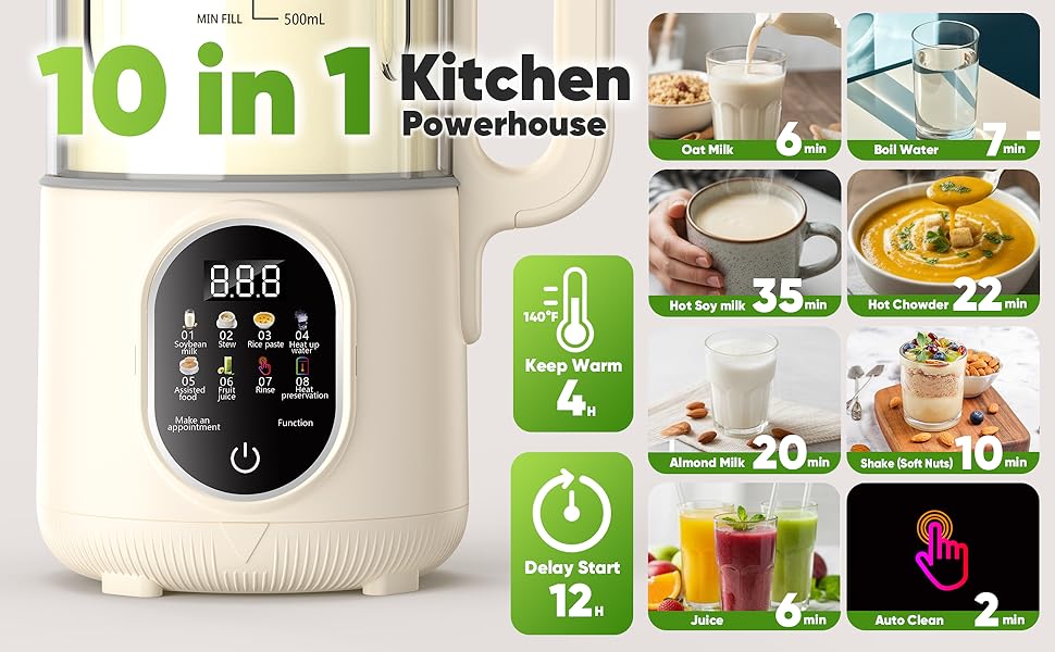 milk maker,kidisle nut milk maker,soy milk maker machine