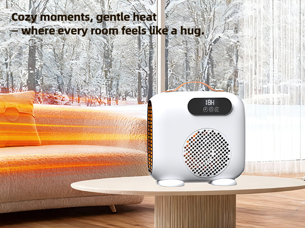 White small space heater