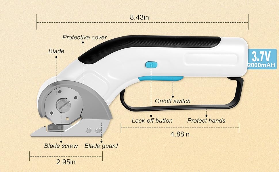 cordless scissors power automatic box cutter tijera electrica inalámbrica para carton