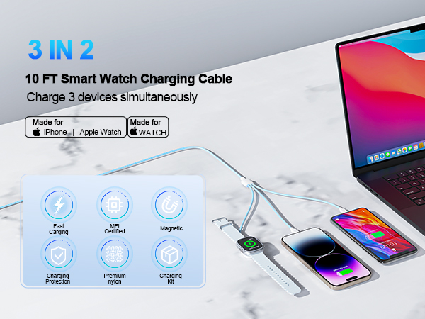 multiple charger cord