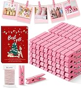 100 PCS Pink Clips