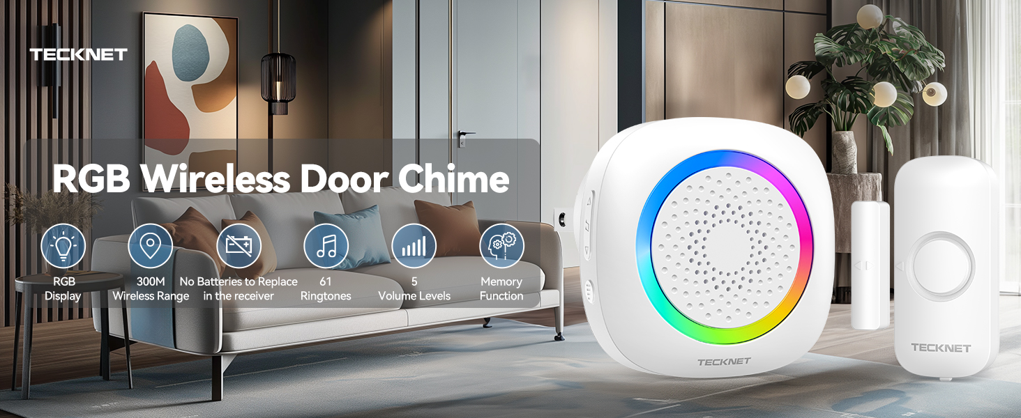 Wireless Door Chime Sensor Alarm