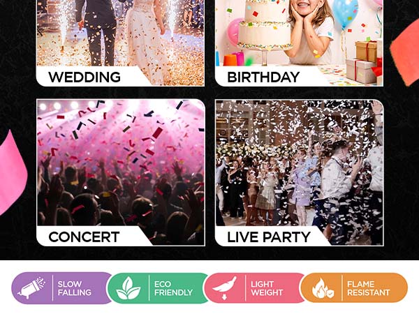 circle confetti, bulk confetti, red and white confetti, confetti for balloons