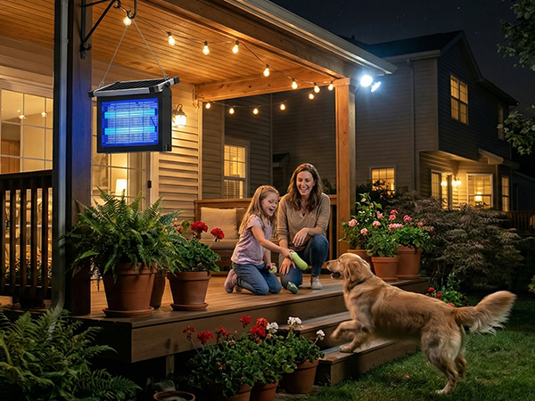 bug zapper outdoor solar powered
