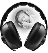 BBTKCARE Baby Headphones Noise Cancelling Headphones for Babies for 3 Months to 3 Years (Black)