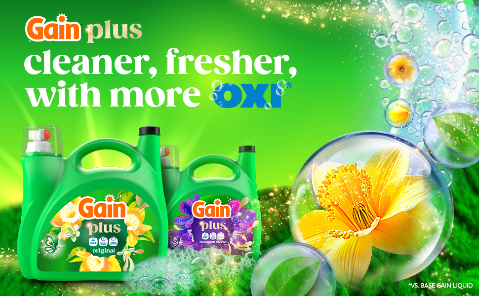 Gain Plus - Cleaner, Frshser, with more OXI
