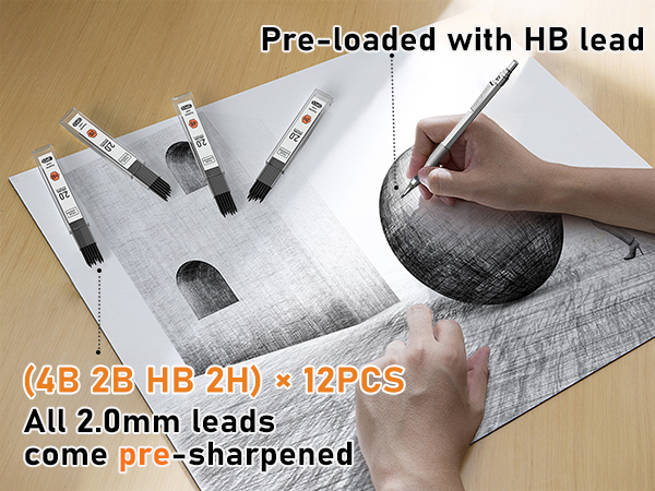 2.0 mm lead pencil
