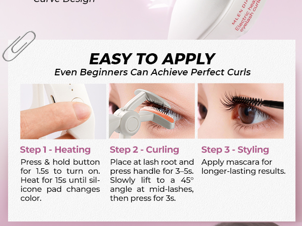 heated eyelash curler