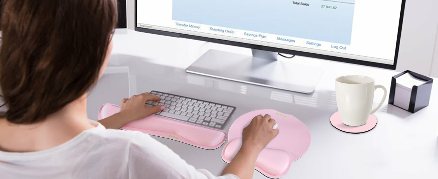 Keyboard Wrist Rest and Mouse Pad Wrist rest set