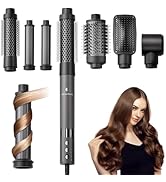 6-in-1 High-Speed Hair Dryer Brush Blow Dryer 110,000 RPM with Interchangeable Heads, Hair Stylin...