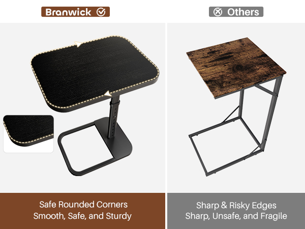 Metal Rounded Edges, Anti-Collision &amp;amp; Durable