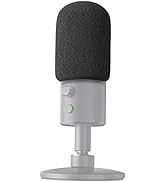 Foam Microphone Windscreen - Mic Cover Pop Filter Customized for Razer Seiren X Streaming Microphone