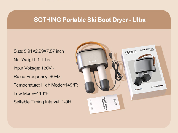 sothing boot dryer