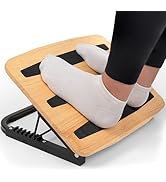 Adjustable Foot Rest for Under Desk at Work - Ergonomic Foot Rest Under Desk Foot Stool - 7 Adjus...